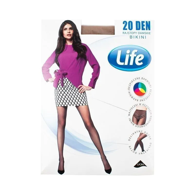 Life Bikini Strømpebukser 20 Den Claro Størrelse 2