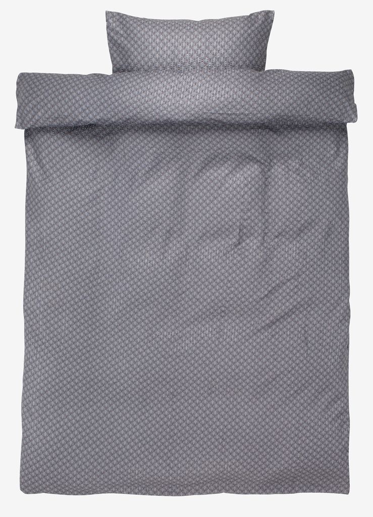 KAREN Basic Crêpe KAREN Bettwäsche-Set 140x200 grau