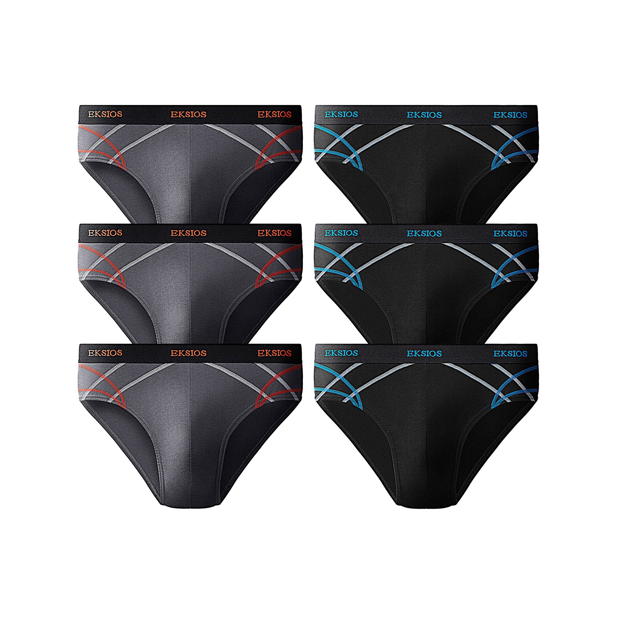 Slip fermé élastiqué surpiqué taille confort