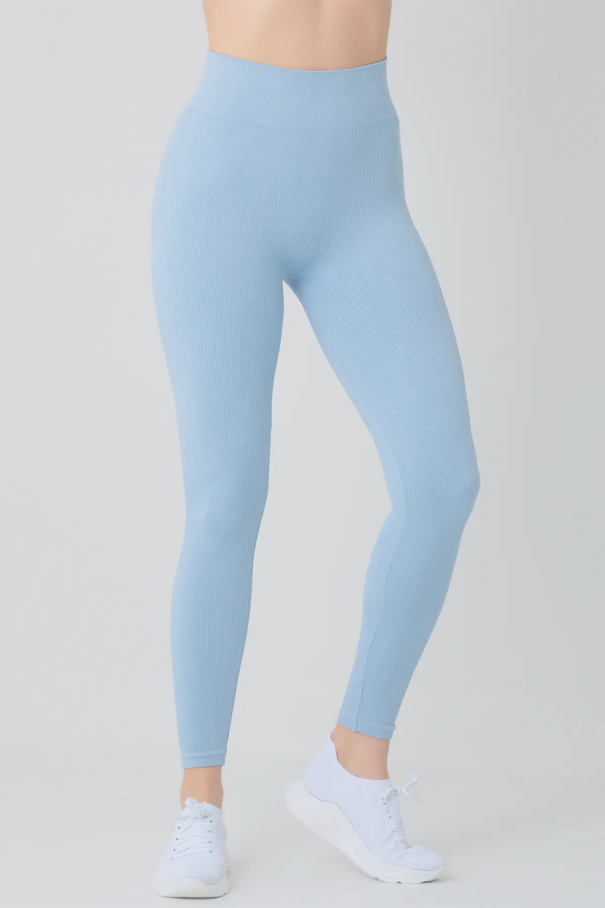 Doremi  Nahtlose gestrickte Leggings mit hoher Taille