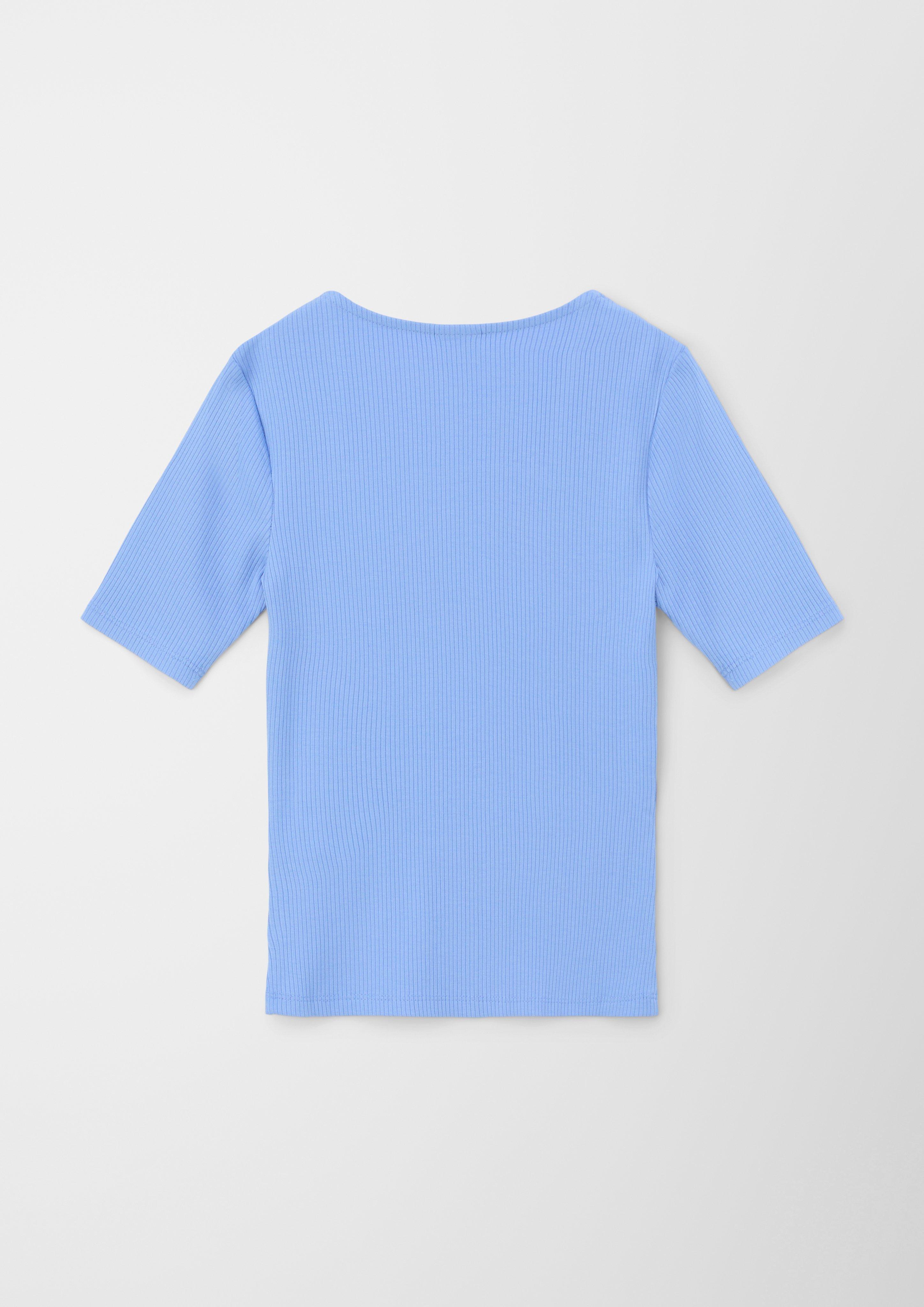 Rippshirt mit Karree-Ausschnitt  2128006-5362