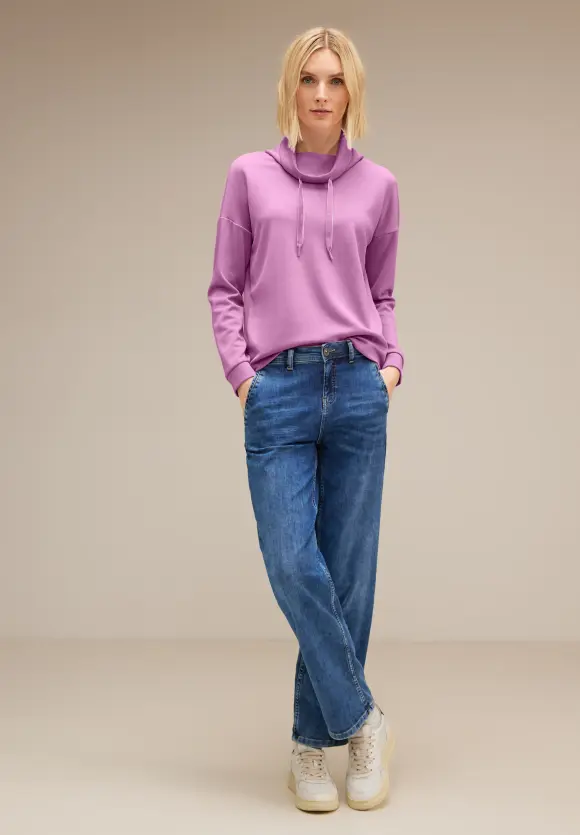 Street One Shirt mit Volumenkragen