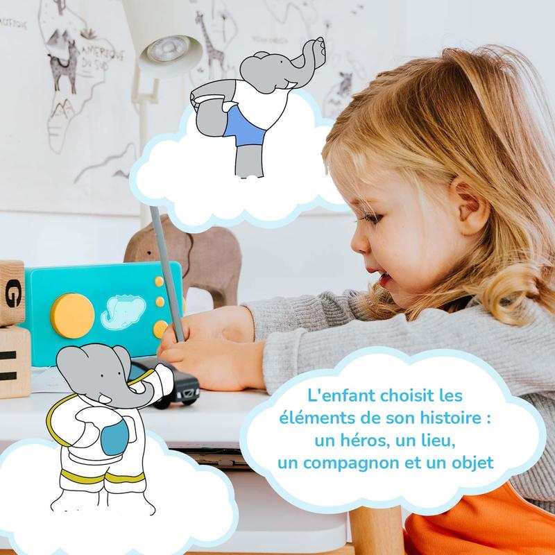Album audio Babar aux royaumes des éléphants Lunii
