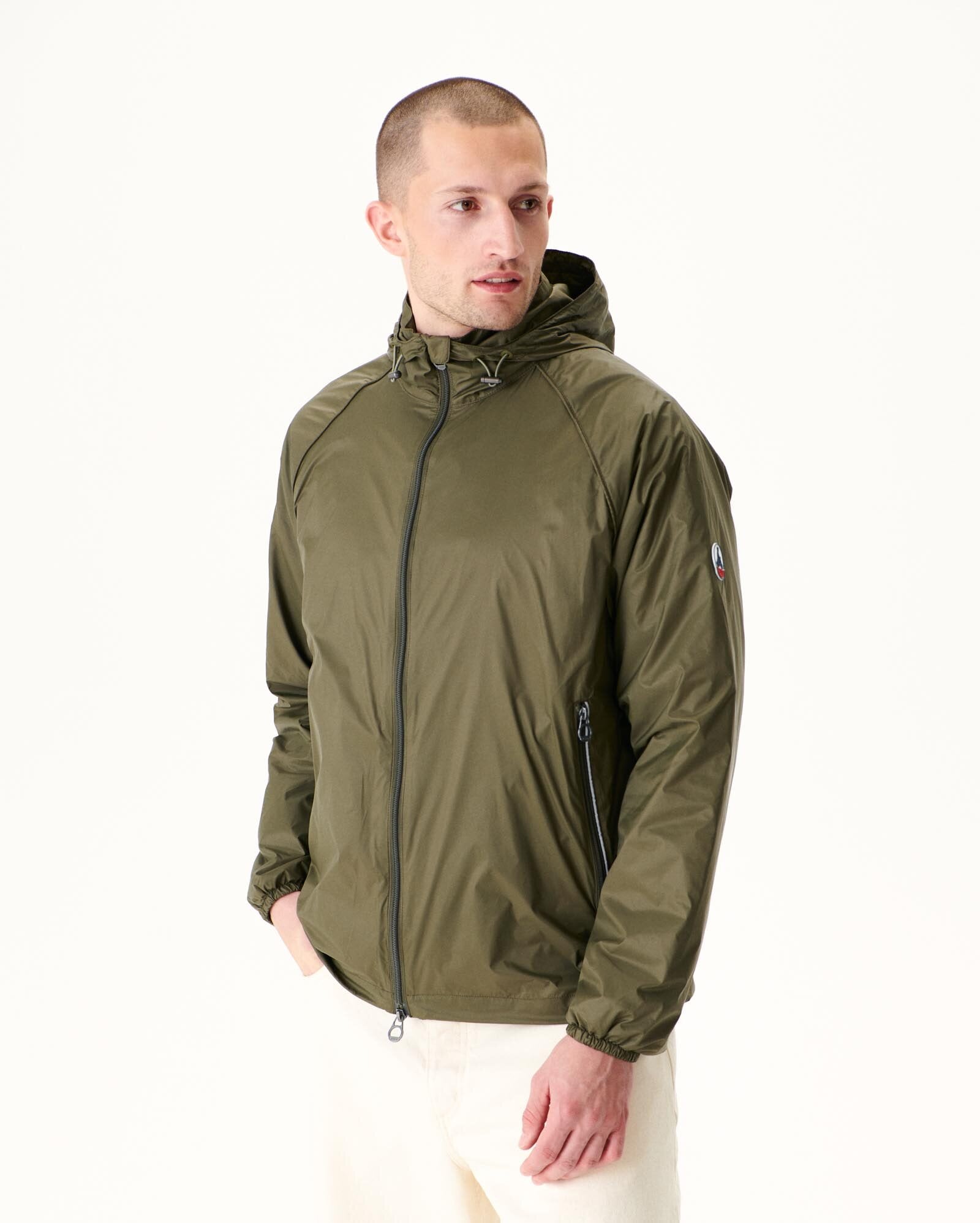 Coupe-vent à capuche Army Mistral