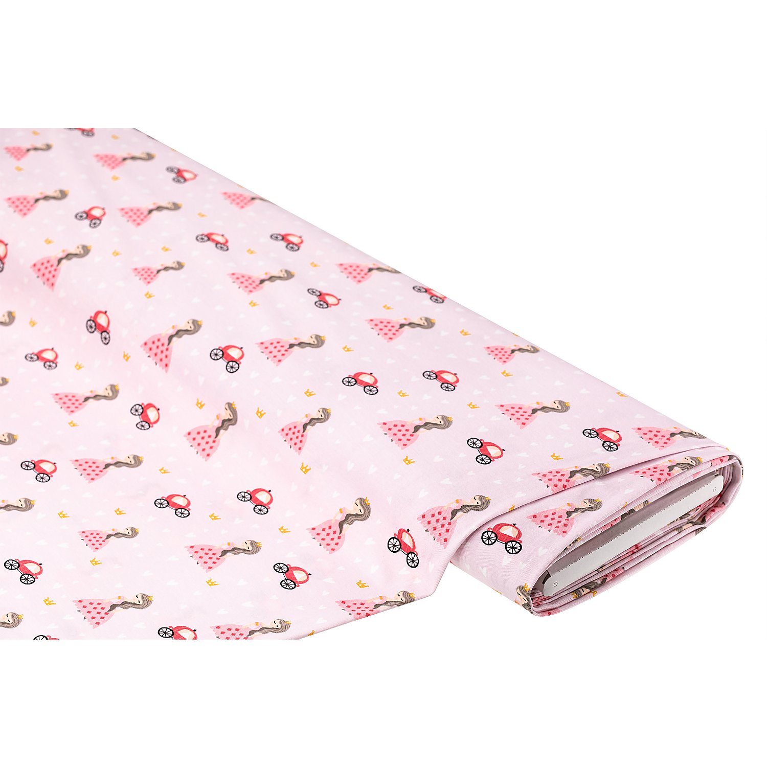 Baumwoll-Jersey „Prinzessin“ mit Elasthan, rosa-color