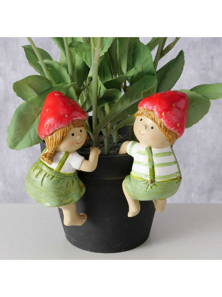 Boltze 2er-Set: Topfhänger in Grün/ Rot - (H)11 cm günstig kaufen onesize