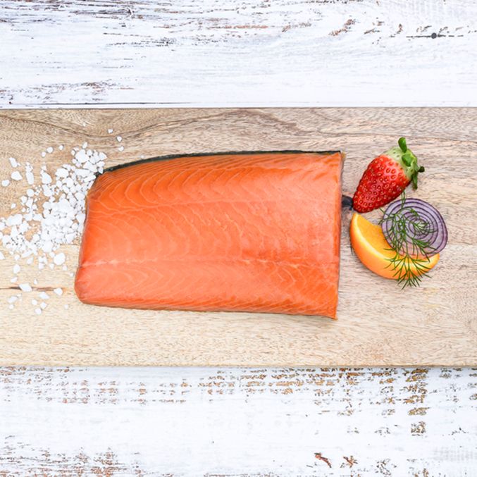 Geräuchertes Lachsrückenfilet 500g