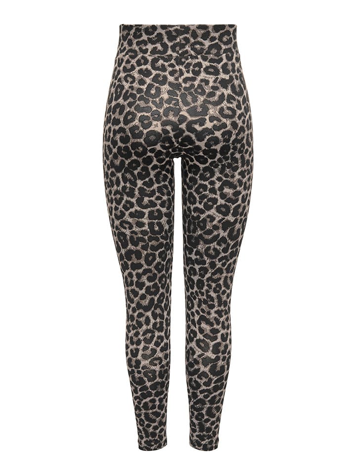 JDY Leggings in Beige/ Schwarz günstig kaufen