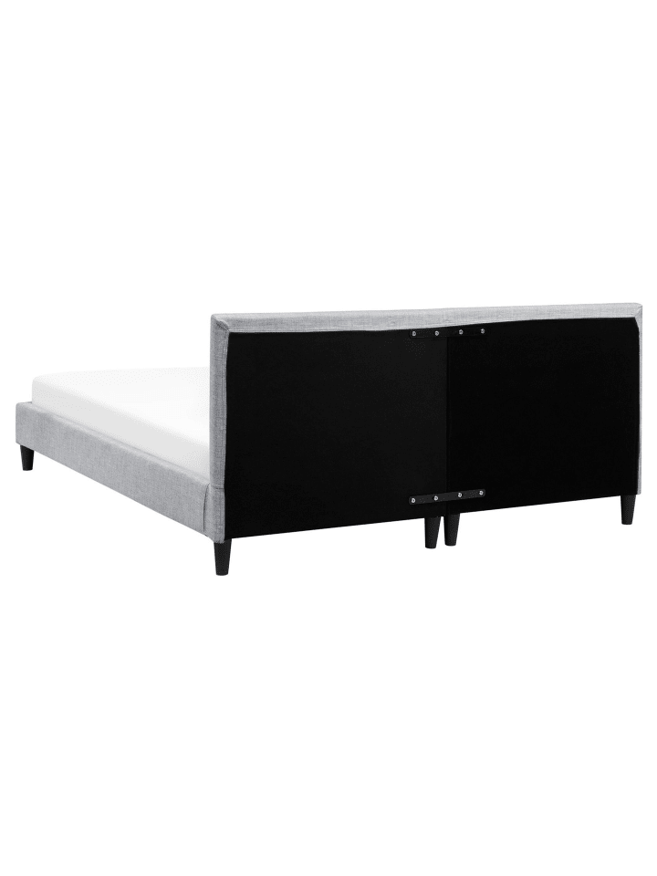 Beliani Doppelbett mit LED FITOU in Grau - (W) 170 x (H) 87 x (L) 214 cm günstig kaufen onesize