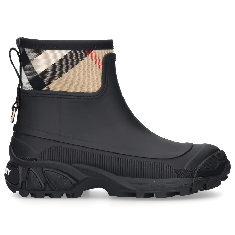 Burberry - Gummistiefel ANKLE BOOT RAIN Gummi - schwarz