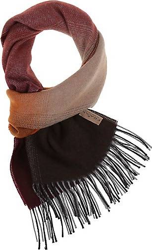 FRAAS Wollschal mit Colour Blocks und Ombré-Effekt