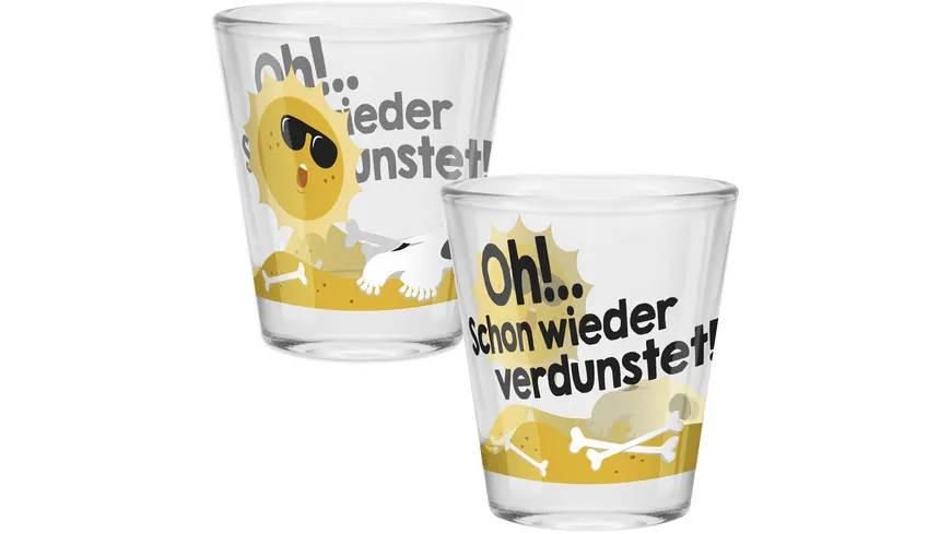 Gruss & Co Schnapsglas »Verdunstet«