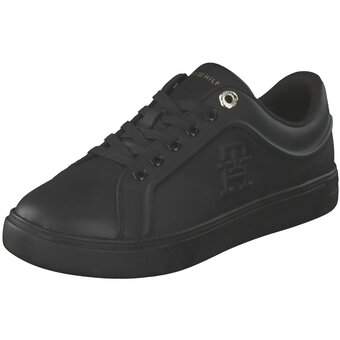 Tommy Hilfiger Casual Leather Cupsole in schwarz