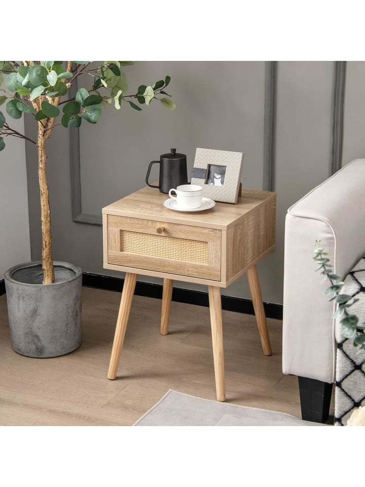 COSTWAY Nachttisch mit Schublade in Beige günstig kaufen onesize