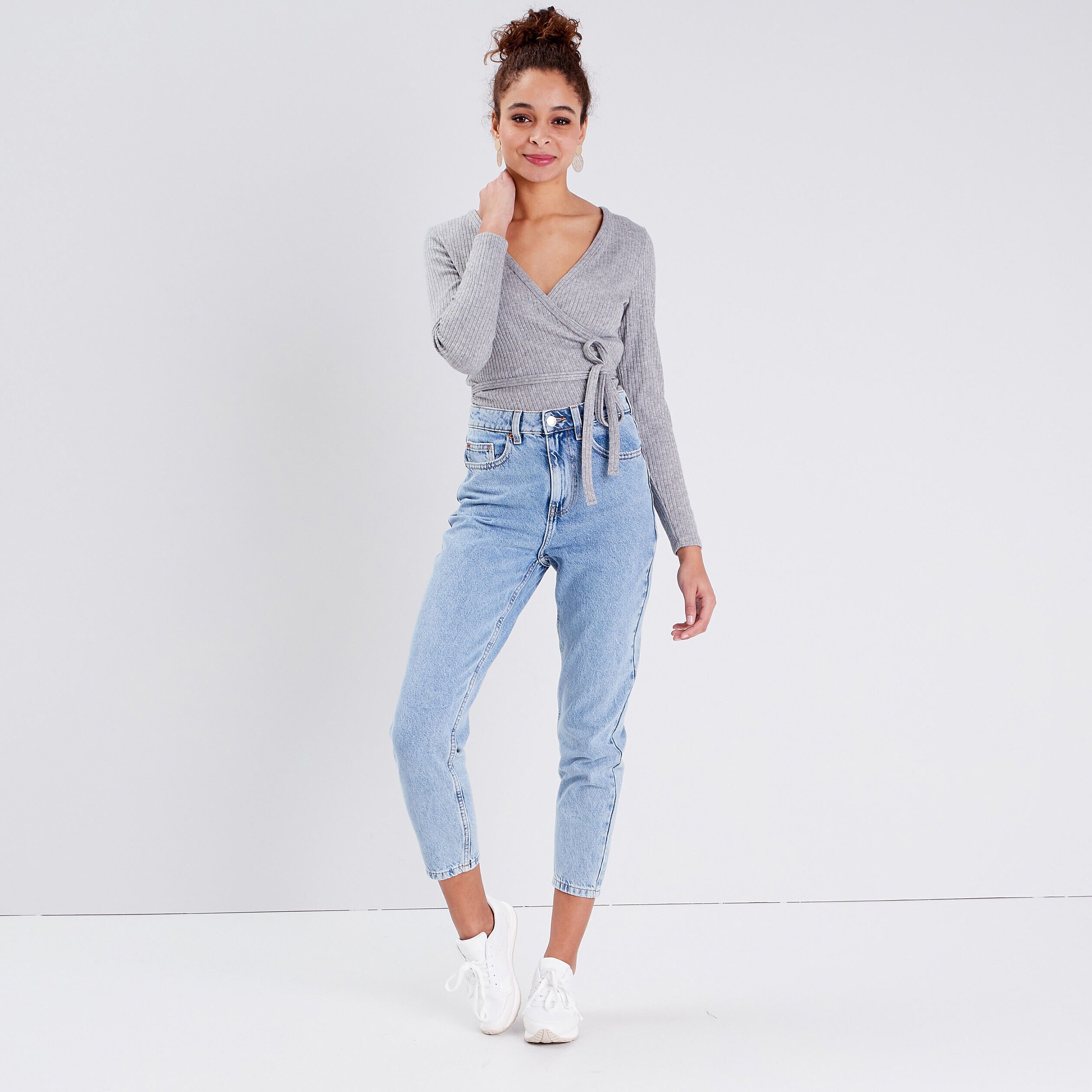 Haut de pyjama gris clair femme | Cache Cache