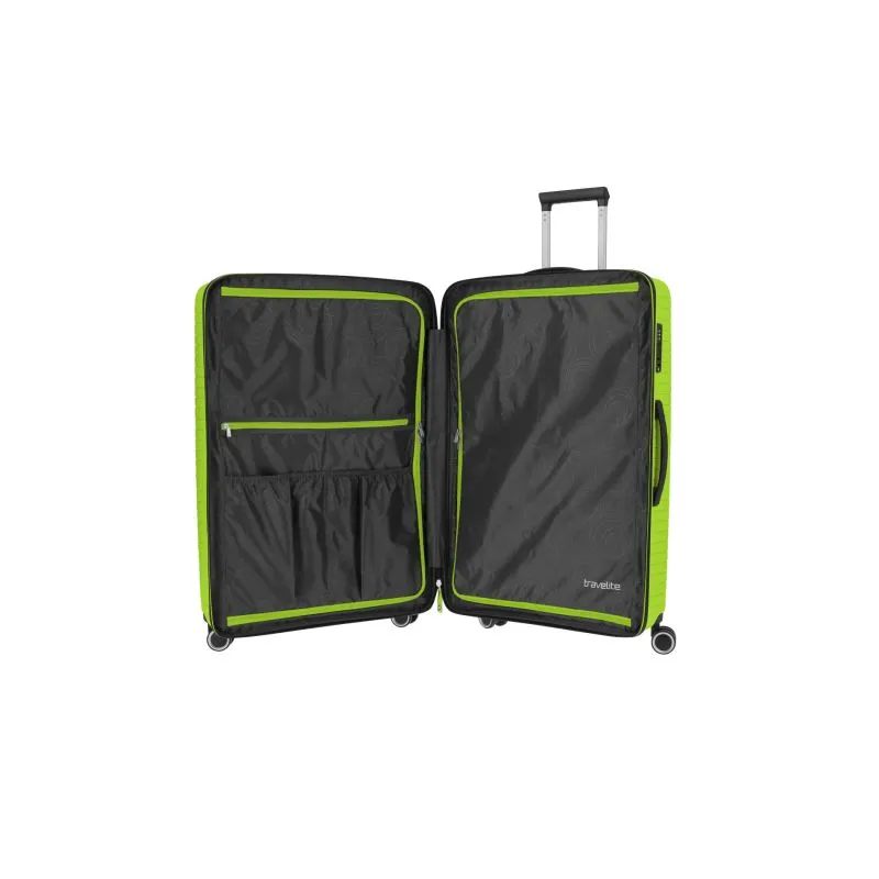 Travelite ORBITA Trolley L (77cm) mit 4 Rollen - Limone