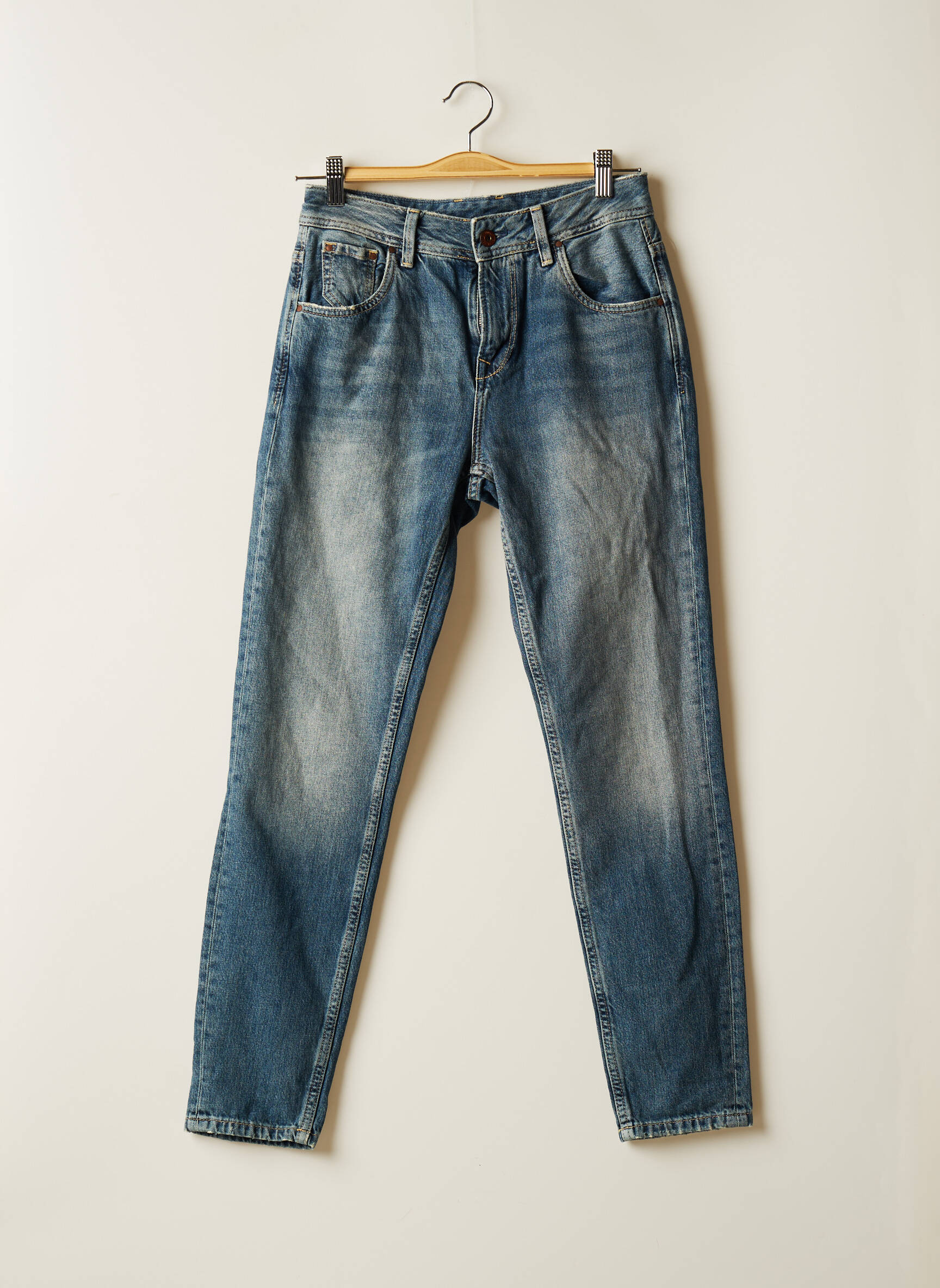 Pepe Jeans Jeans Coupe Slim Femme couleur bleu
