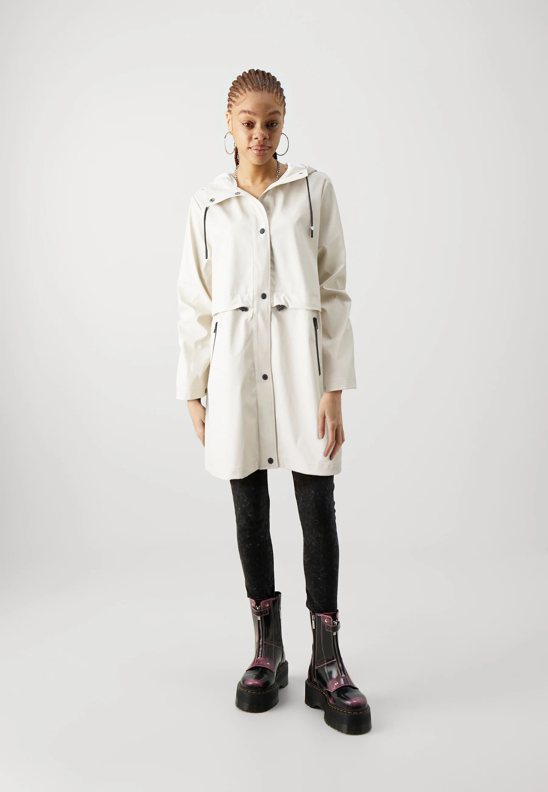 SOLO ONLVIVIAN IMPERMEABLE LARGO OTW - Parka