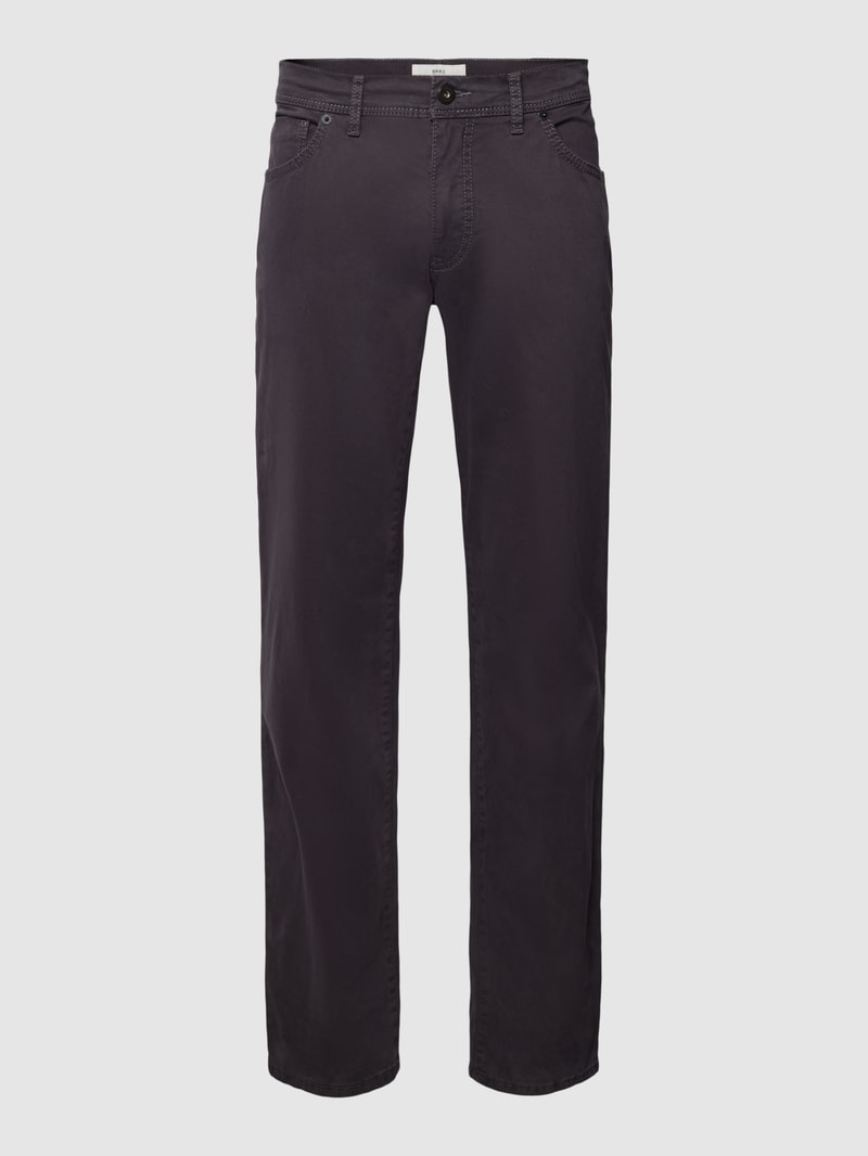 Hose im 5-Pocket-Design Modell 'Cadiz' in dunkelgrau