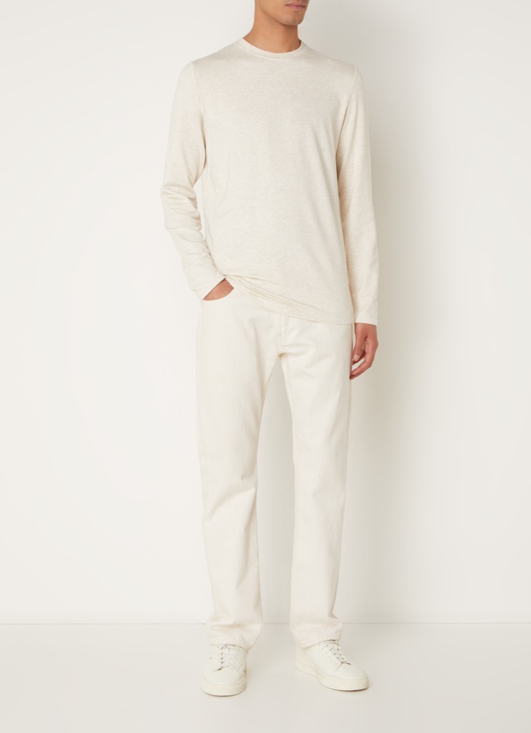Reiss Adam fine-knit pullover with melange design