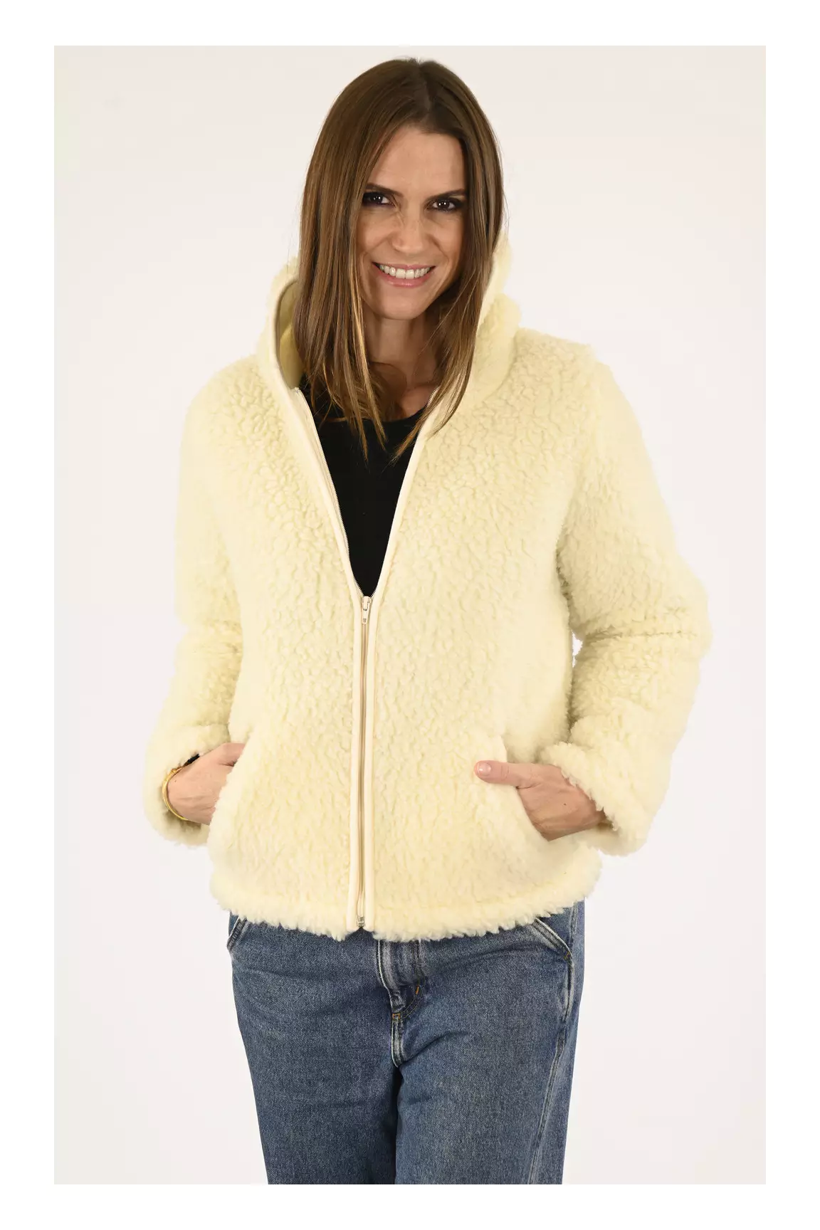 La Canadienne Gilet Femme couleur blanc