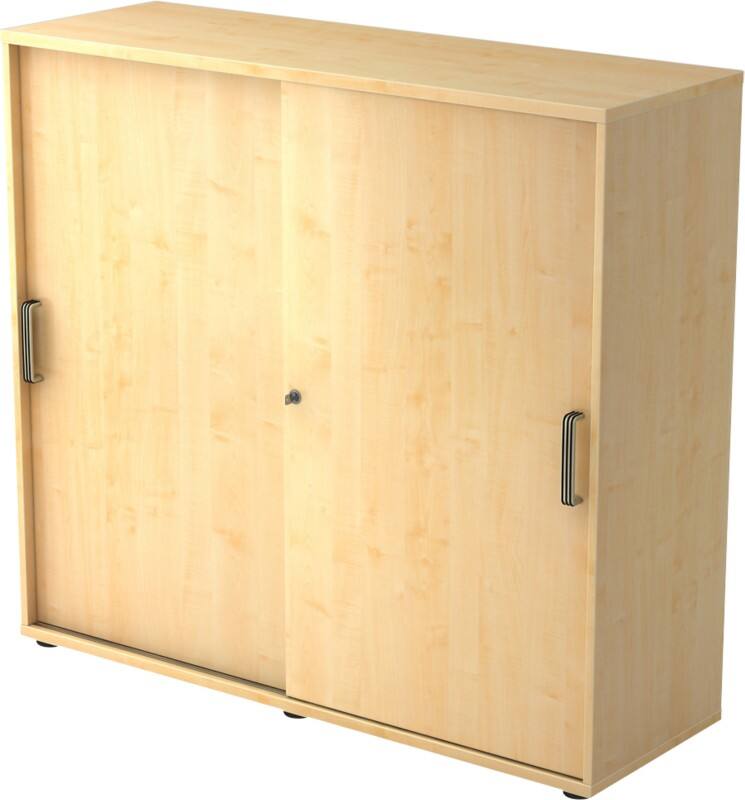 Hammerbacher Schiebetürenschrank 3FH SG Ahorn 1.200 x 400 x 1.100 mm