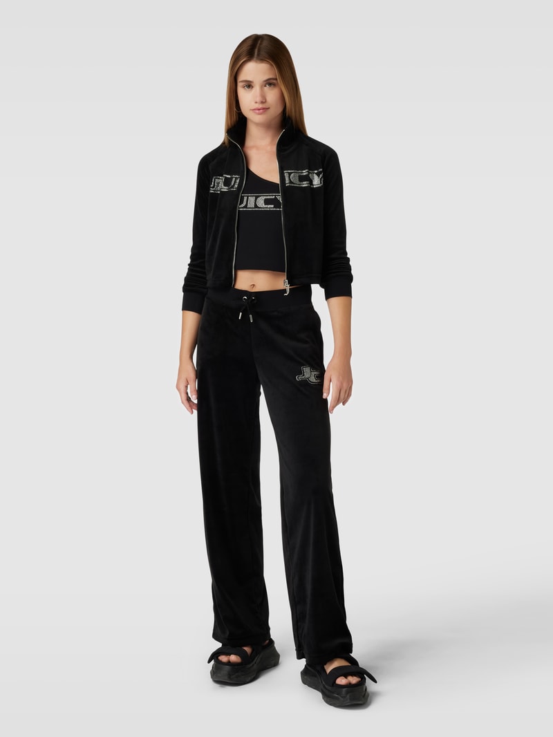 Sweatpants mit Label-Details Modell 'JERRY' in schwarz