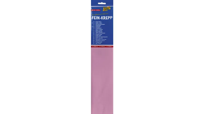 folia Krepppapier 50cm x 2,5m erikaviolett 2.5 m
