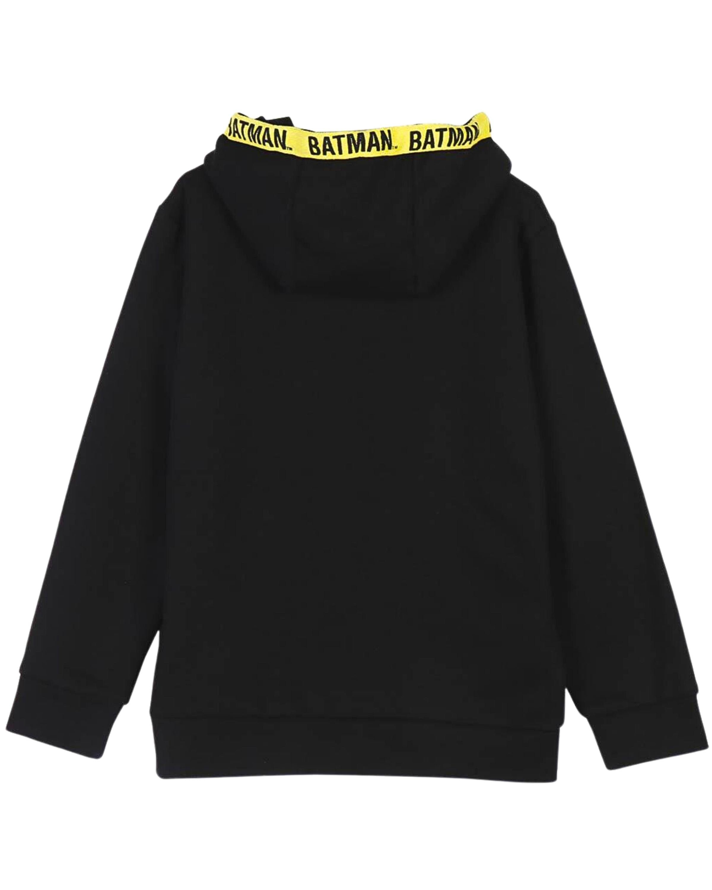 Batman Freizeitanzug DC Comics (2-tlg), Jungen Outfit Kapuzenpullover + Hose Größe 122 - 152 cm