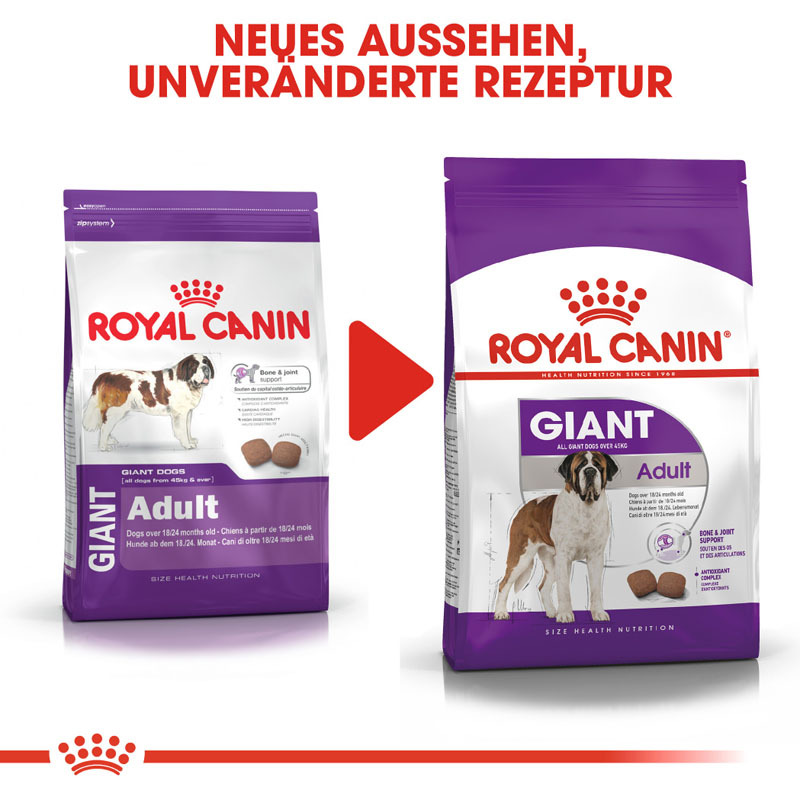 ROYAL CANIN Hundetrockenfutter ROYAL CANIN Giant Adult 4 kg