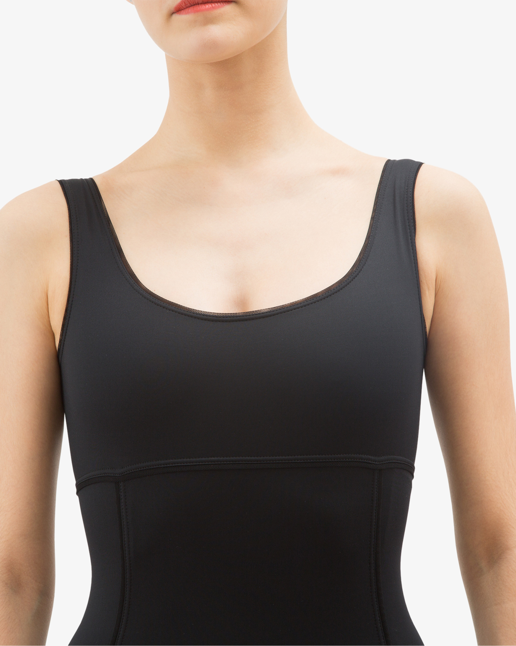 Women large straps leotard