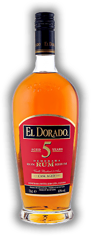 El Dorado  5 Years Demerara Rum El Dorado  5 Years Demerara Rum  Alter 5 J. - 0,7	 Liter - Vol 40%