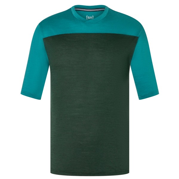 super.natural - Contrast Tee - Merinoshirt