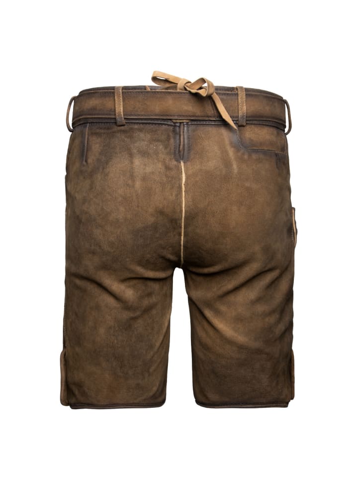 Stockerpoint Lederhose Bertl in braun günstig kaufen