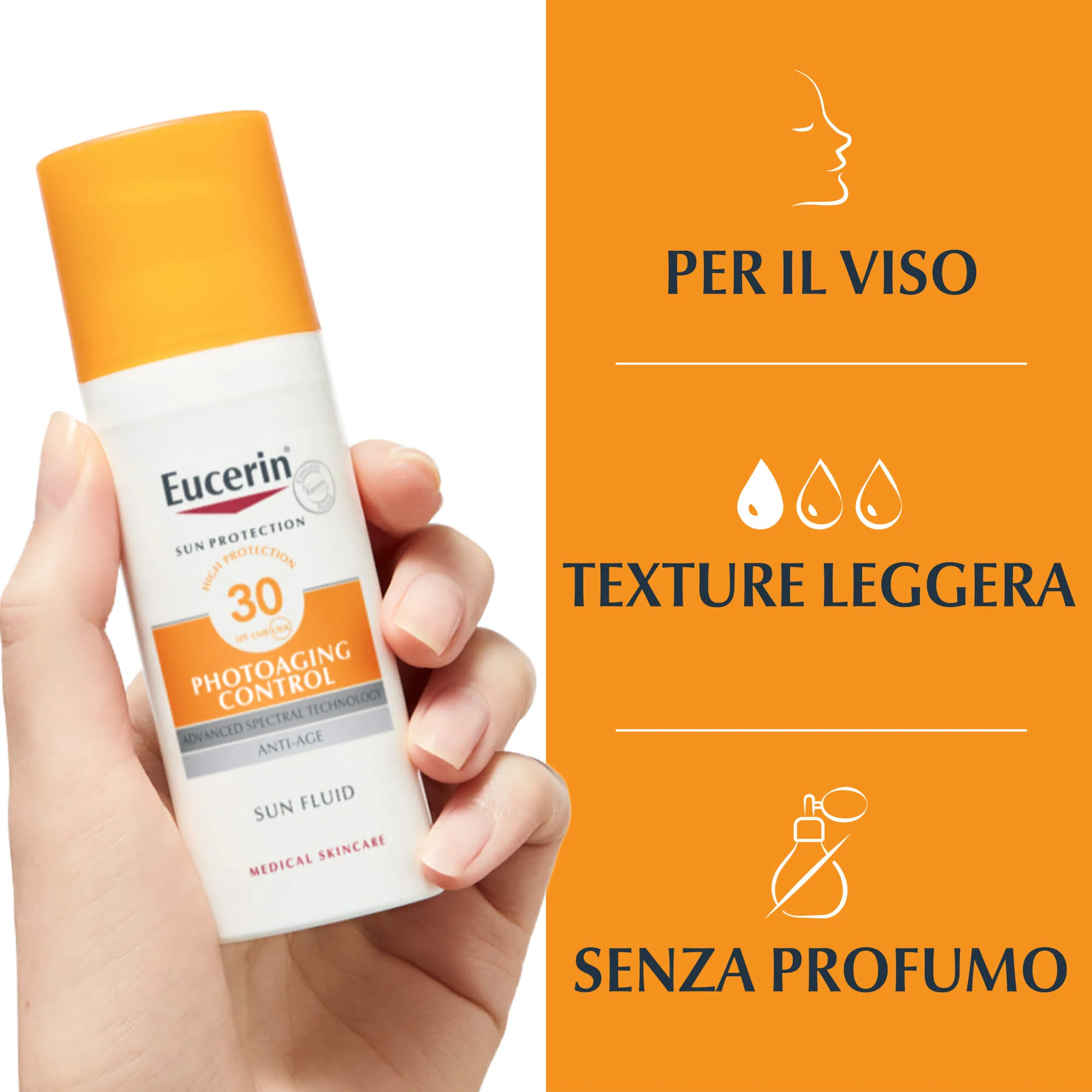 Aurinkosuoja Photoaging Control Face Sun Fluid SPF30 - Korkeasuojainen aurinkosuoja kasvoille.