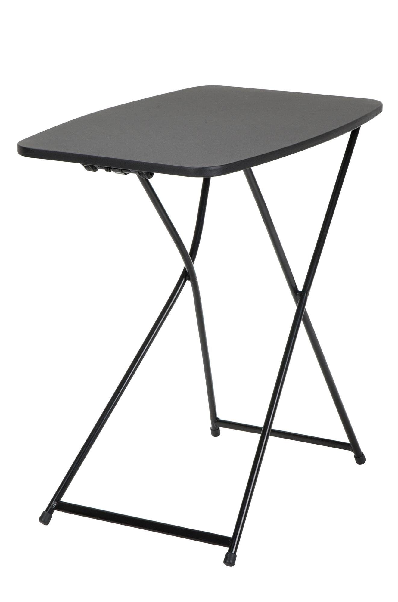 loft24 Klapptisch Activity (2-St., 2er-Set), für Innen- und Außenbereich, Metall, schwarz