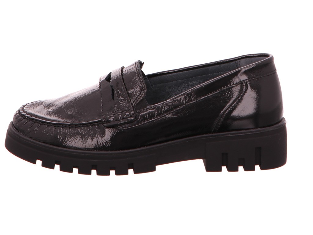 WALDLÄUFER Sportliche Slipper schwarz 723502