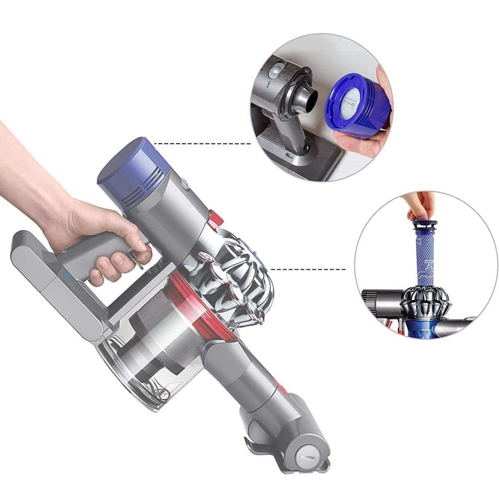 Zubehör-Set Staubsaugerfilter, Staubsaugerfilter für Dyson V8 Staubsauger, Melteine, (5-tlg)
