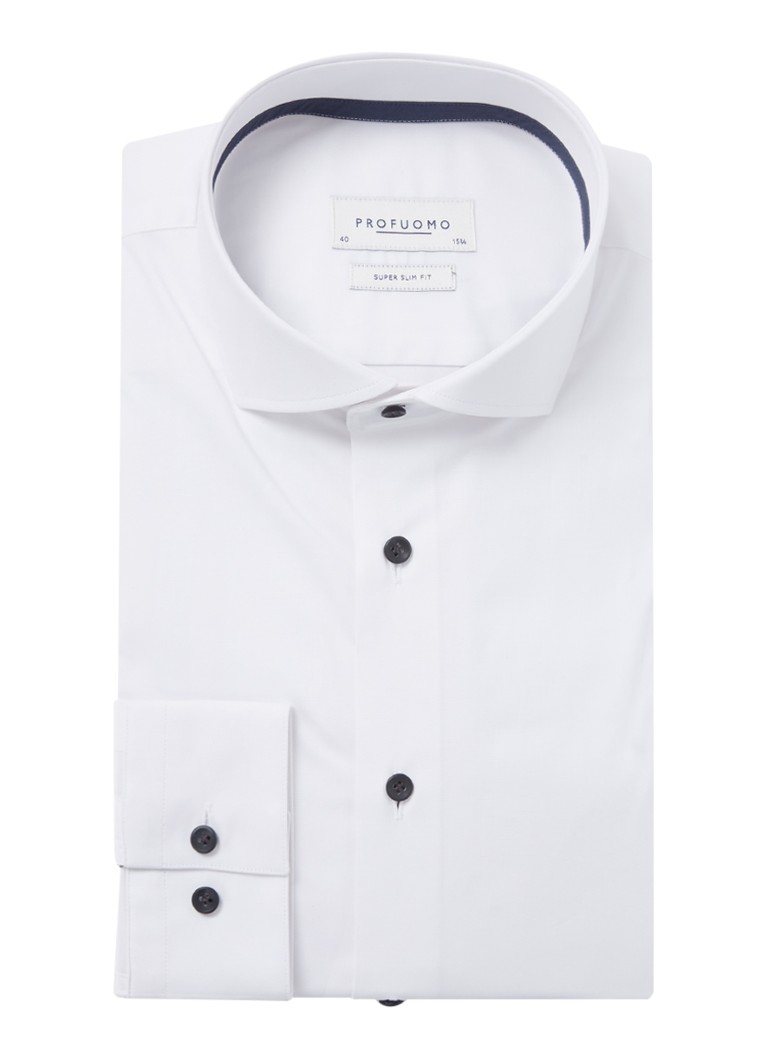 Profuomo Extra slim fit košulja s izrezanim ovratnikom
