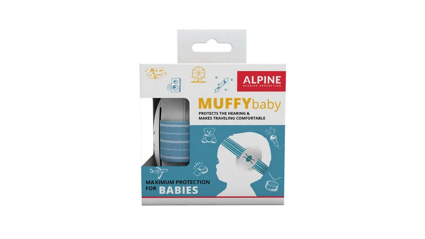 ALPINE Gehörschutz MUFFY BABY blau
