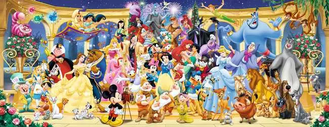 Puzzle 1000 Teile - Disney Gruppenfoto