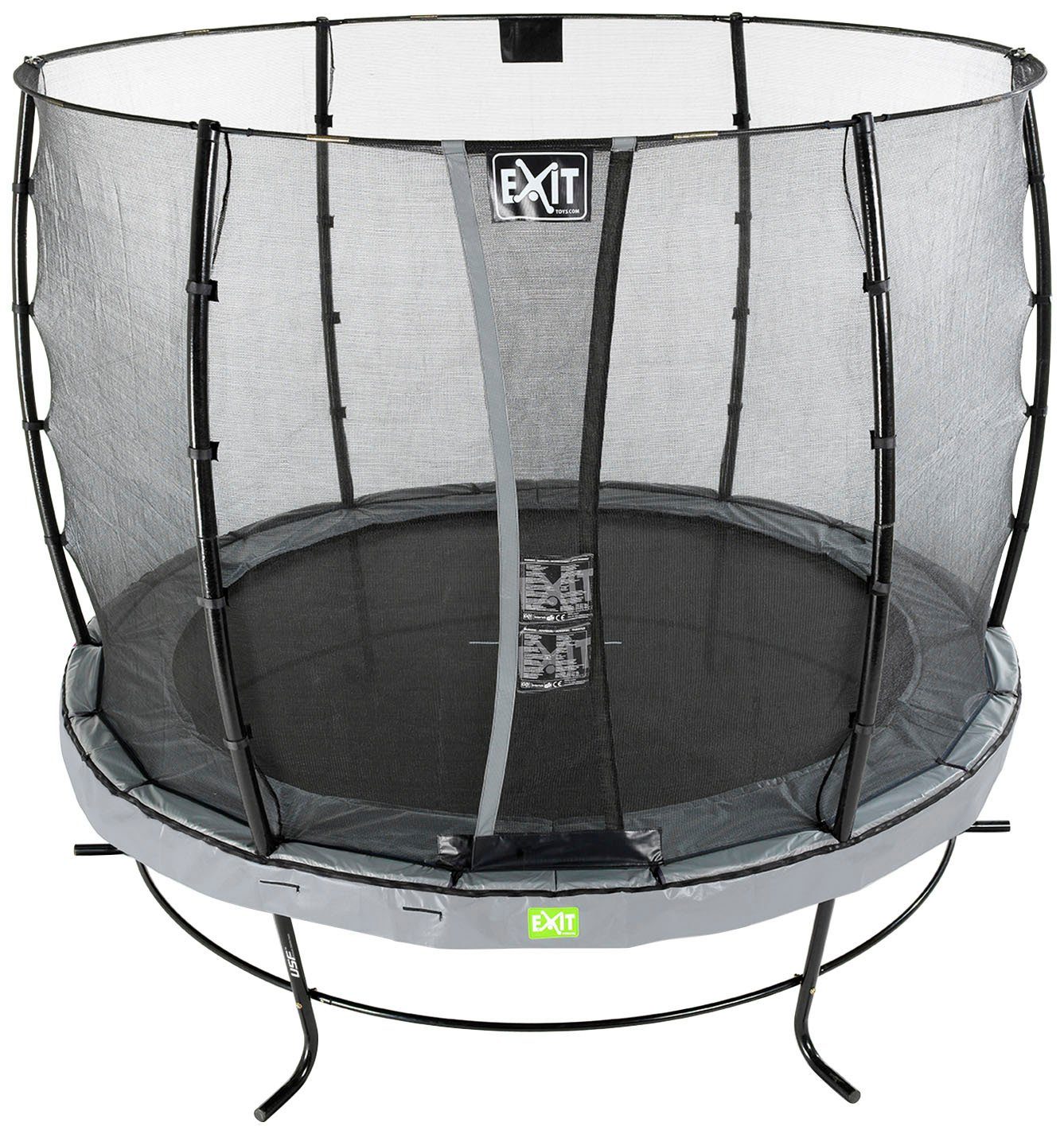 EXIT Gartentrampolin Elegant, Ø 253 cm, mit Economy Sicherheitsnetz