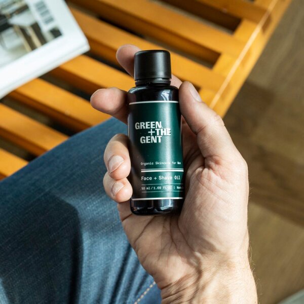 Green + The Gent Face + Shave Oil Rasieröl
