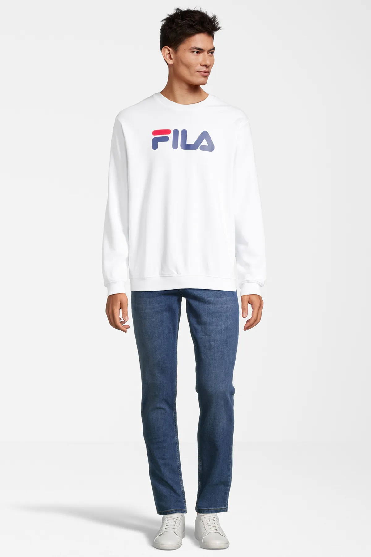 Fila  Sweatshirt - Weiß - Figurbetont
