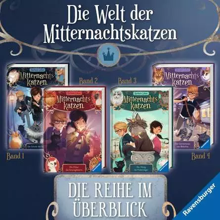 Kinderpuzzle ab 9 Jahren - Die Katzenflüsterer Nova und Henry - 300 Teile