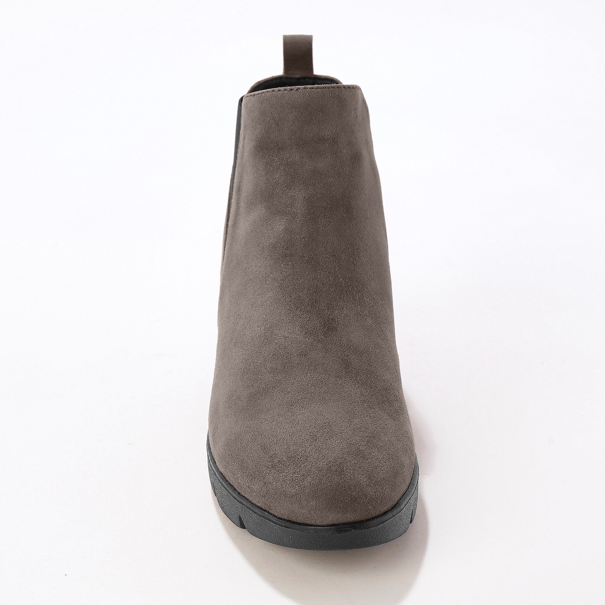 Boots compensées cuir souple certifié LWG