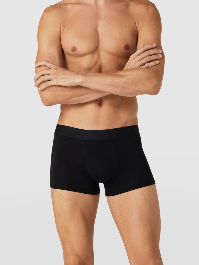 Trunks mit Logo-Bund im 7er-Pack in schwarz