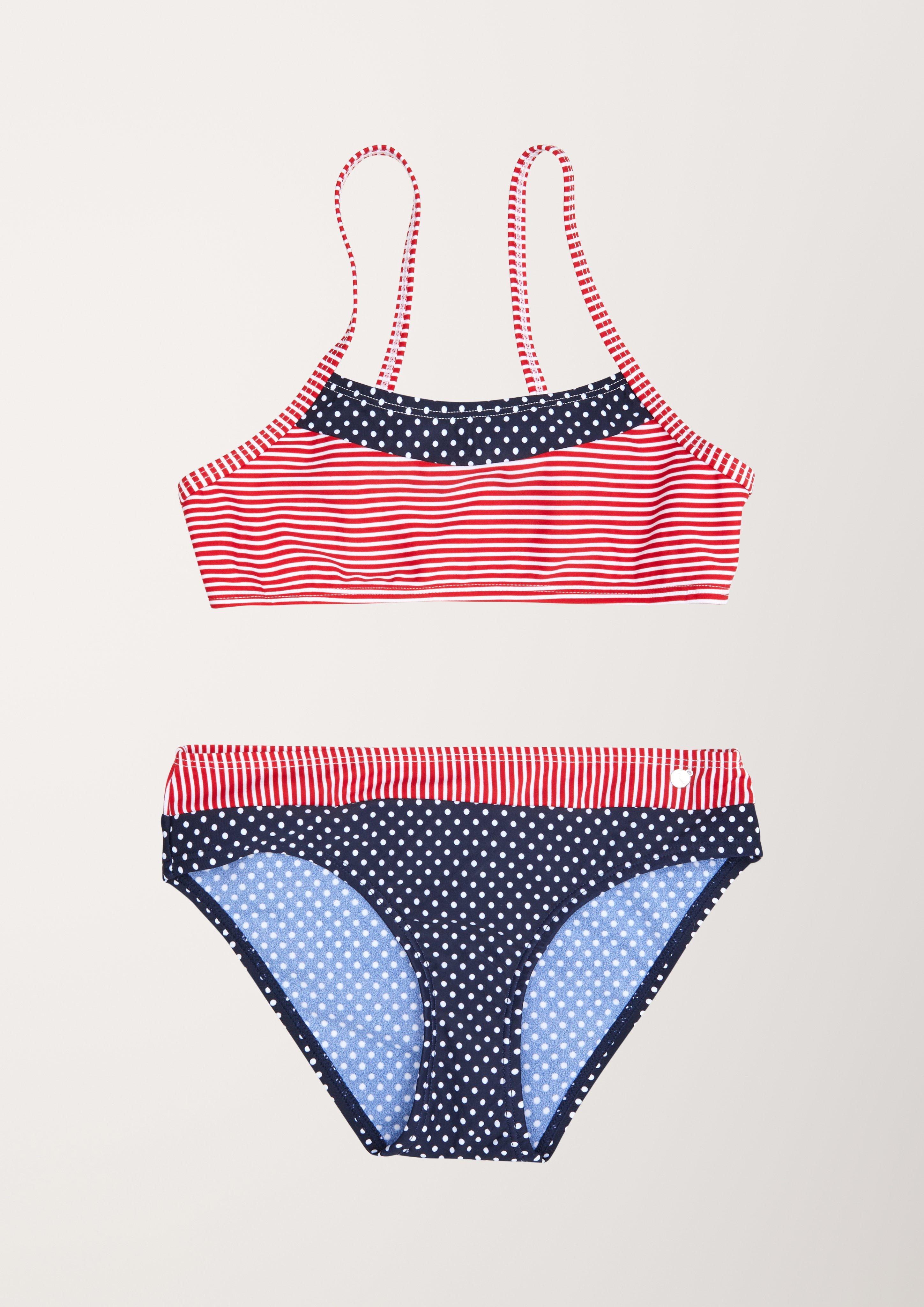 <p>Bustier Bikini mit Muster</p>  535.920.104.46401-34G1