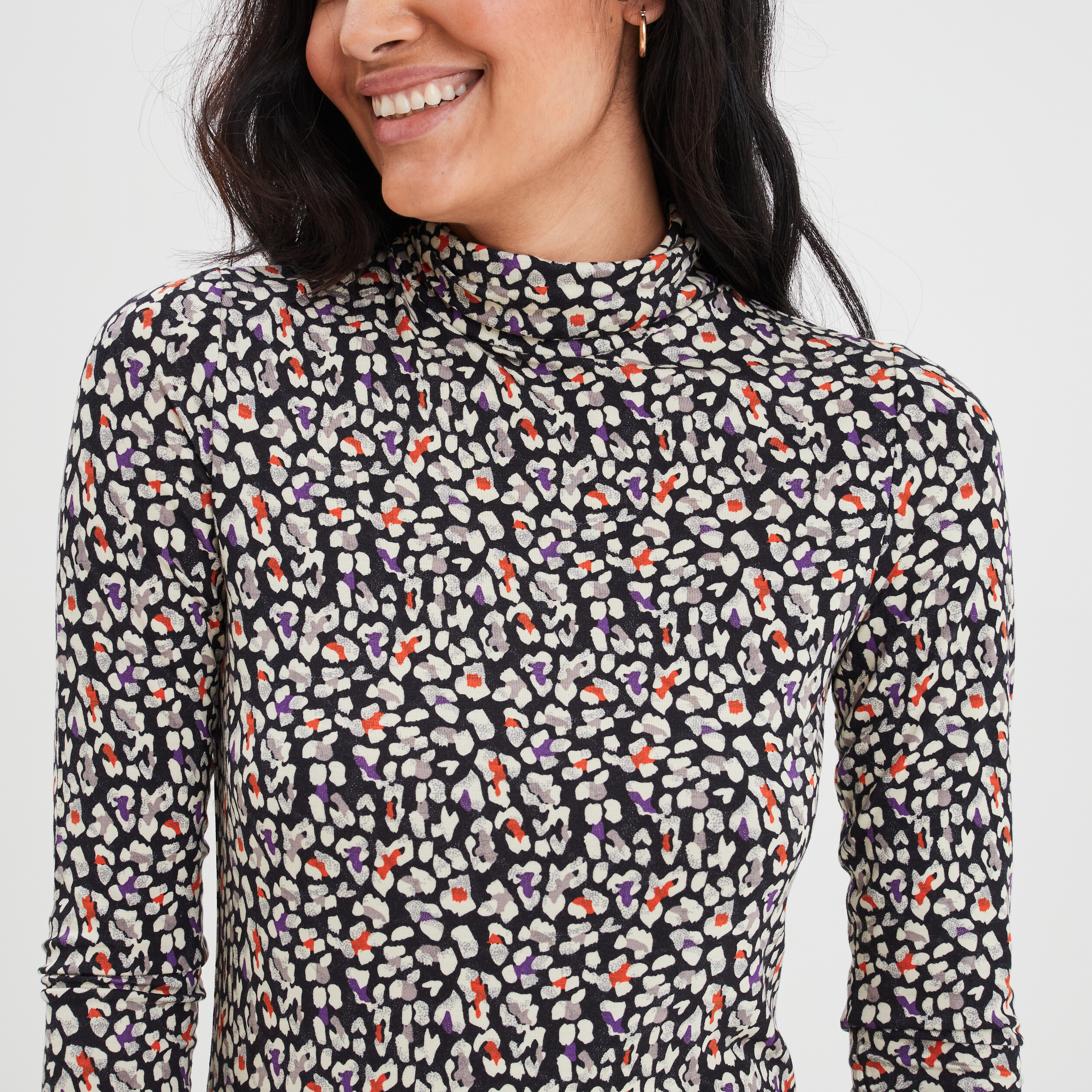 T-shirt manches longues noir femme | La Halle