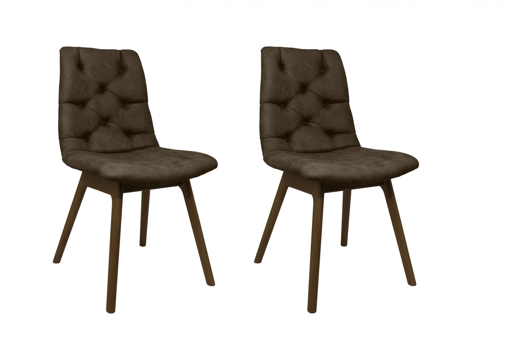 andas 4-Fußstuhl Ramon (Set, 2 St), mit Massivholzbeinen